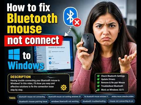 How to Fix Bluetooth Mouse Not Connecting to Windows PC | Easy Fix 2026
