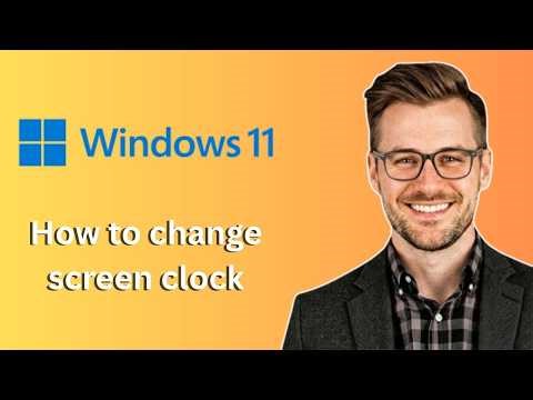 How to change windows 11 lock screen clock (Latest Update)