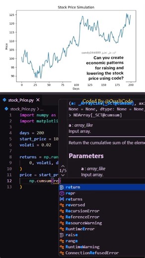 Stock Market Simulation in Python #coding #programming #python #correctcoding pythontutorial
