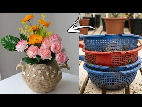 INCREDIBLE! Turn trash into Expensive Basket! Genius recycling ideas - DIY