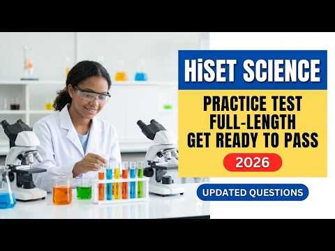 HiSET Science Test Prep 2026 | How To Read Data And Pass The Exam Today