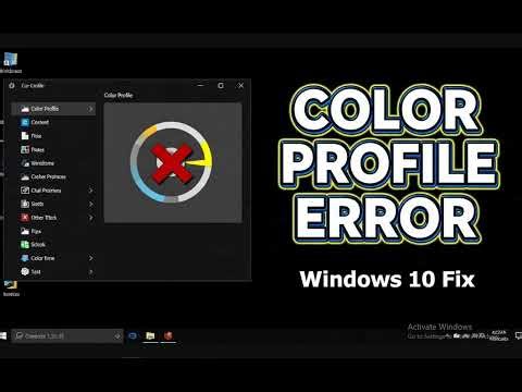How to fix can’t add colour profiles to monitors on Windows 10