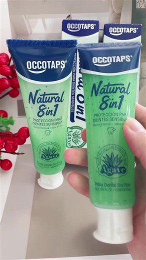 OCCOTAPS Agave Natural Herbal Toothpaste, 8-in-1 benefits for strong gums & white teeth #Toothpaste #oralhealth #gumhealth #oralcare #smilecare