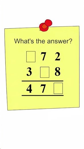 🧠 Only Geniuses Can Solve This Math Puzzle! | Find the Missing Number