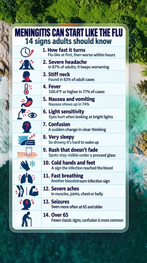 Meningitis Symptoms in Adults That Can Start Like the Flu