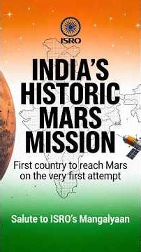India's 🇮🇳 Mars Mission | ISRO | India #isro #isromissions #mars #space #india #isro #shorts #viral