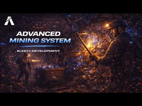 FiveM Advanced Mining System ⛏️ Full Progression, Crafting & Smelting (QBCore / ESX)