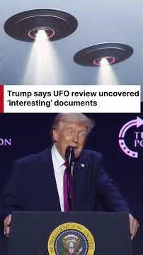 "YOU WILL FIGURE IT OUT": Trump Teases Impending Release of Government UFO Files | DWS News | AC1C