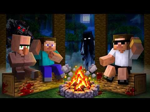 Camping 24 Hours at Minecraft Most Haunted Jungle...
