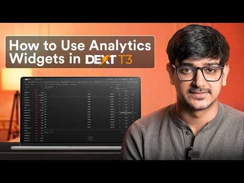 How to Use Analytics Widgets in Dext T3