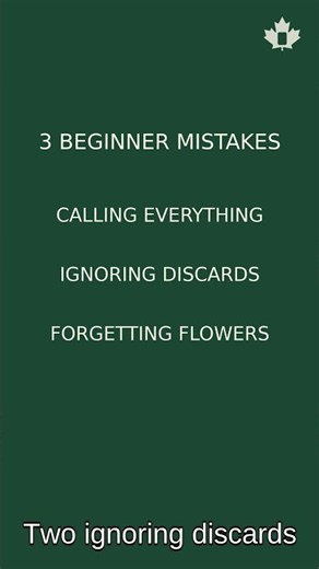 Mahjong in a Minute: 3 Beginner Mistakes