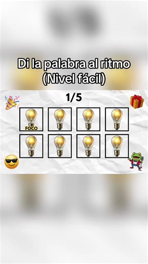 Di la palabra al ritmo: ¡Diviértete jugando!