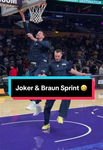 Last sprint of the preseason ‼️#NBA #basketball #Nuggets #Jokic #NikolaJokic