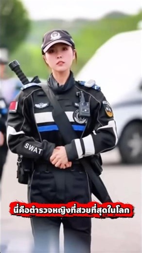 Is this the most beautiful female police officer in the world?