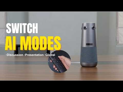 How to Switch 3 AI Video Modes on the Nearity 360 Alien Conference Camera | NearHub