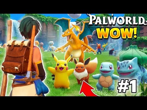 NEW POKEMON ADVENTURE BEGINS! 😍POKEMON WORLD | PalWorld | EP 1