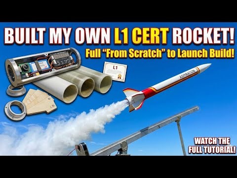 How To Build A Real High Power Rocket From Scratch – Full Step-by-Step Tutorial