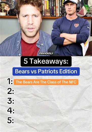 5 takeaways from the Chicago Bears vs The New England Patriots #chicagobears #patriots #nfldraft #fantasyfootball #reaction