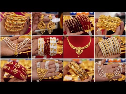 DHAMAKA🔥মাত্র 1 গ্রাম থেকে গোল্ড জুয়েলারি কালেকশন নেকলেস/ চোকার/ শাঁখা/ পলা/ বালা/ আংটি 15