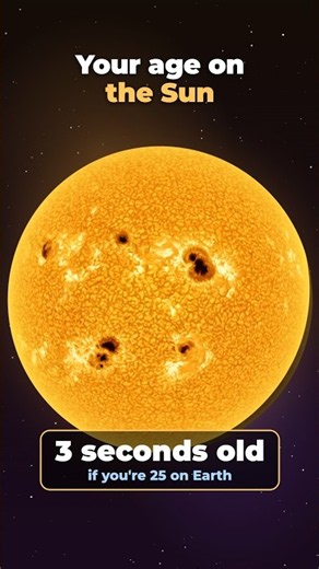 How old would you be on the Sun? #age #sun #galacticyear