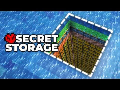 How I Built a Secret Storage Room in Minecraft Hardcore