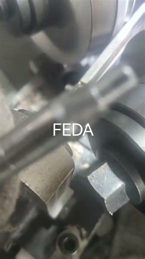 FEDA thread rolling machines can process standard threads, straight patterns and knurling dies.