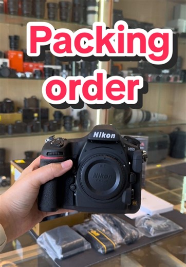 แพ็ค Nikon D850 ส่งลูกค้ากันค่าา🥰📦 #UDcamera #กล้องมือสอง #Nikon #D850 #fullframe