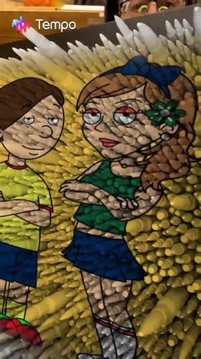 3D Art of Caillou and Gina #shorts #tempoapp #goanimate #caillou