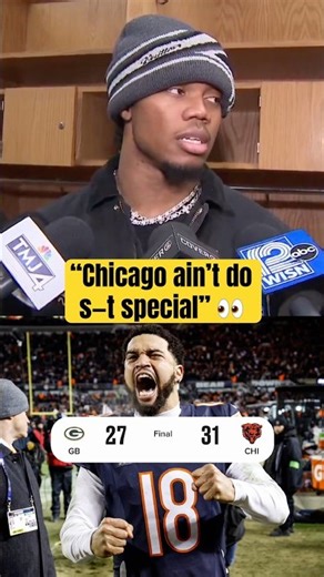 Packers S Javon Bullard after loss to Bears 😬 (via LilySZhao/X)