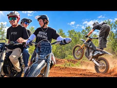 RIDING DIRTBIKES WITH MOM!
