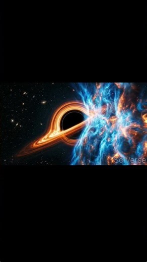 🔥 A SUPERNOVA vs 🕳️ A BLACK HOLEOne of the universe's most violent explosions…