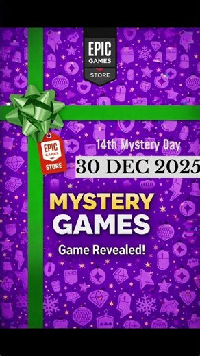 Epic Games Store Mystery Game Revealed | 30 December 2025 🔥 FREE GAME Unlocked! #epicgamesstore