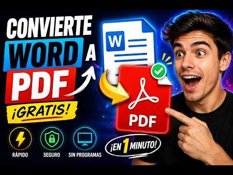 Cómo Convertir un Documento de Word a PDF