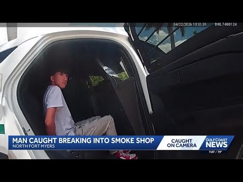 Suspect arrested in connection with North Fort Myers burglary after keg hurled through store door