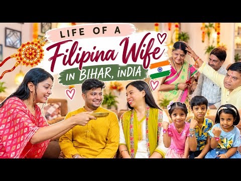 WHY EVERY GIRL IN INDIA FEELS SPECIAL ON THIS DAY ❤️ Raksha Bandhan♥︎Filipino Indian Family