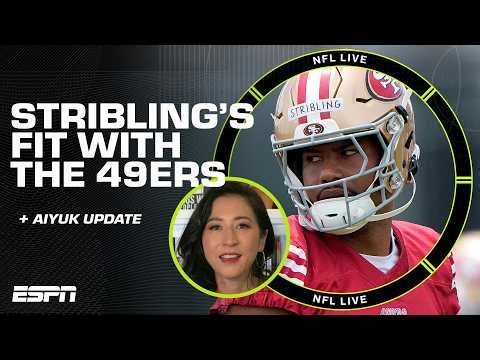 What De'Zhaun Stribling brings to the 49ers' WR room 🏈 | NFL Live