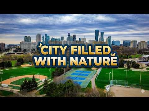 4K Drone Footage | Canadian city landscape