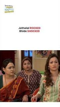 Jethalal rocked Bhide shocked ! #tmkoc #funny #jethalal #daya #shortsfeed