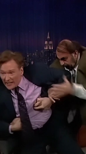 Conan O'Brien Gets Tackled LIVE On Air By Borat! 🤣🤼‍♂️