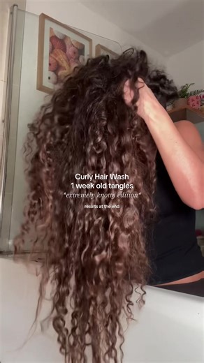 Curly Hair Routine for Super Knotty Hair