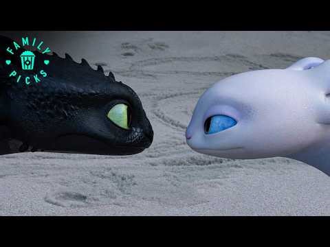 Toothless and the Light Fury Have a Date | How to Train Your Dragon: The Hidden World
