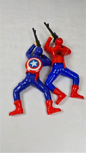 Unboxing Spiderman & Captain America Toys with asmr #avengers #Spiderman