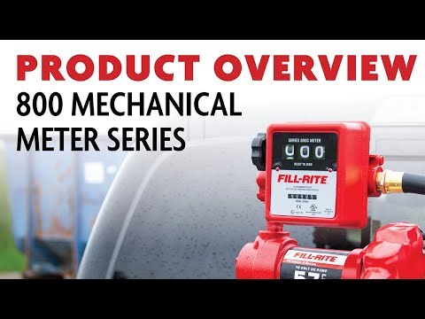 Fill-Rite 800 Mechanical Meter Series Overview