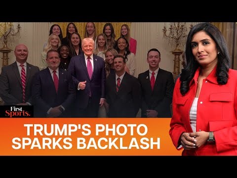 Trump Sparks Outrage: Women’s Champions Sidelined In Viral Photo | First Sports With Rupha Ramani 