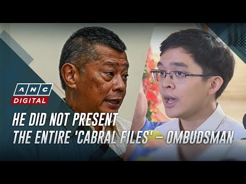 Ombudsman: Rep. Leviste did not provide complete ‘Cabral files' | ANC