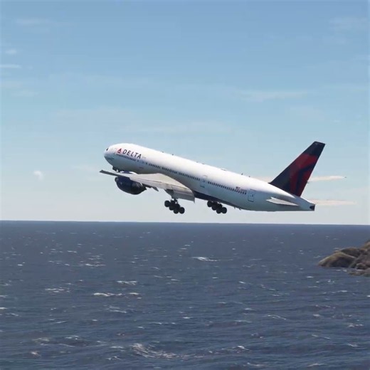 WILL IT FLY?! 😳 Delta Boeing 777 Races Toward the Runway's Edge!