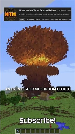 Firing A Thermonuclear Missile In Minecraft!