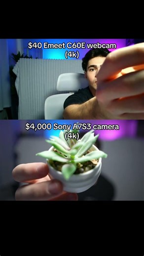 $40 webcam vs $4,000 Sony camera