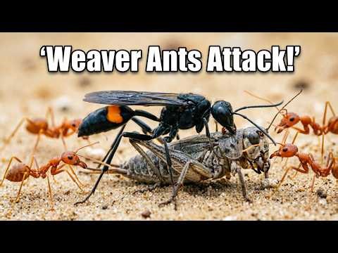 Wasp vs Weaver Ants | Predator Becomes Prey in Seconds