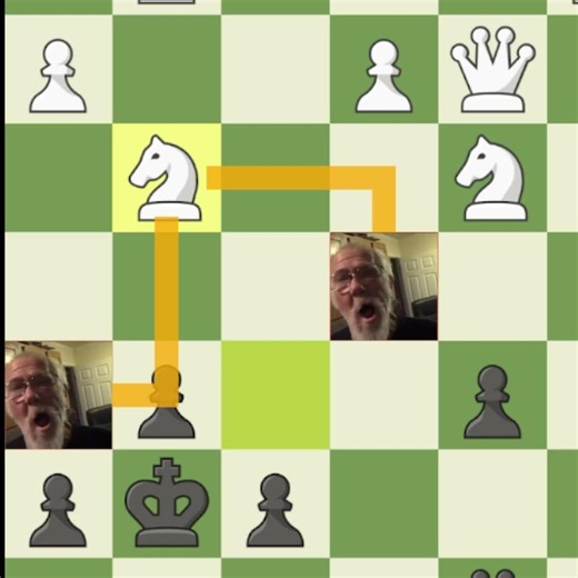 DOUBLE check ☠️ #chess #chessmemes